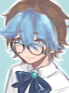 Rendered, bust